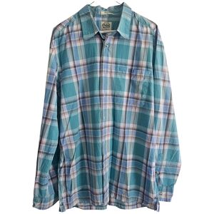 Ortan Brothers Cotton Plaid Shirt S8zr XL